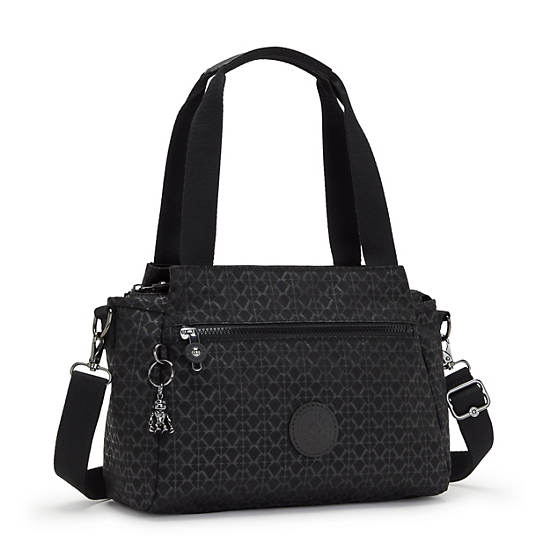 Sacs À Bandoulière Kipling Elysia Printed Noir | FR 1808PJ